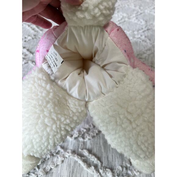 Baby Girl Lamb Chop Plush Hand Puppet 1990 Shari Lewis with Pacifier Pink Target - Picture 4 of 5